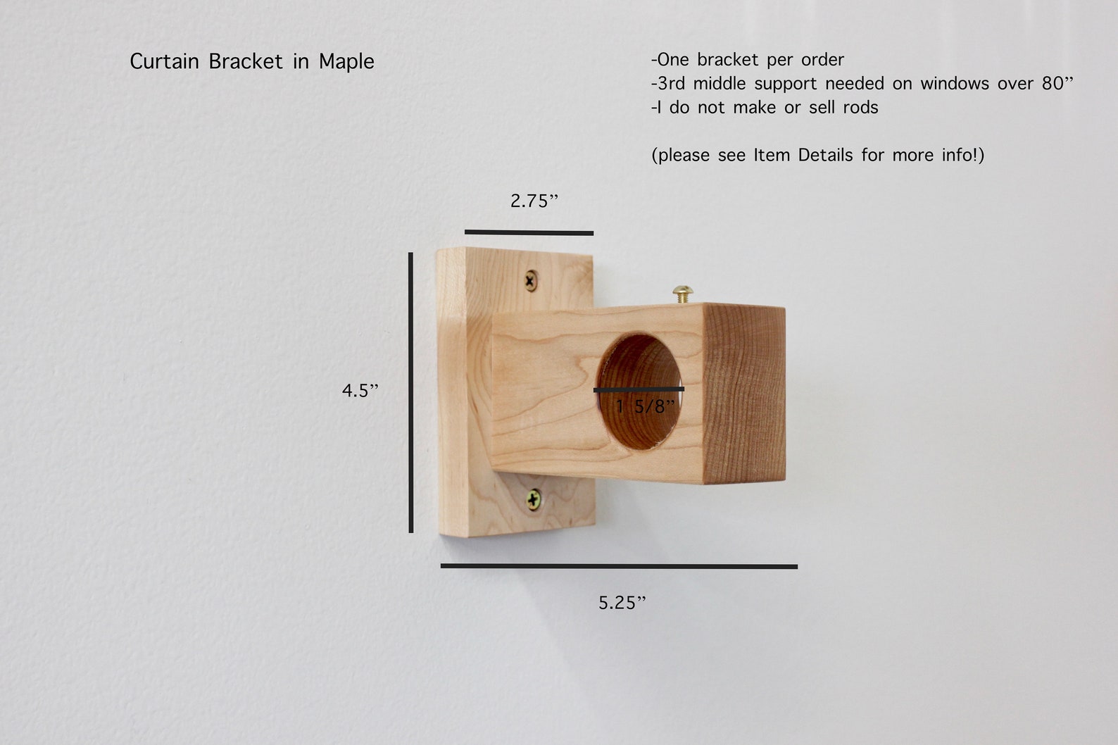 wooden curtain rod holders wooden curtain rod holders