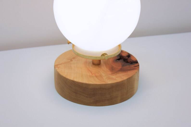 Night light desk lamp brass table lamp globe light Etsy