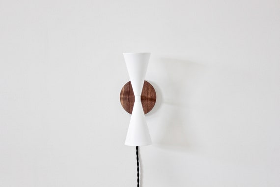 mid century bathroom vanity light