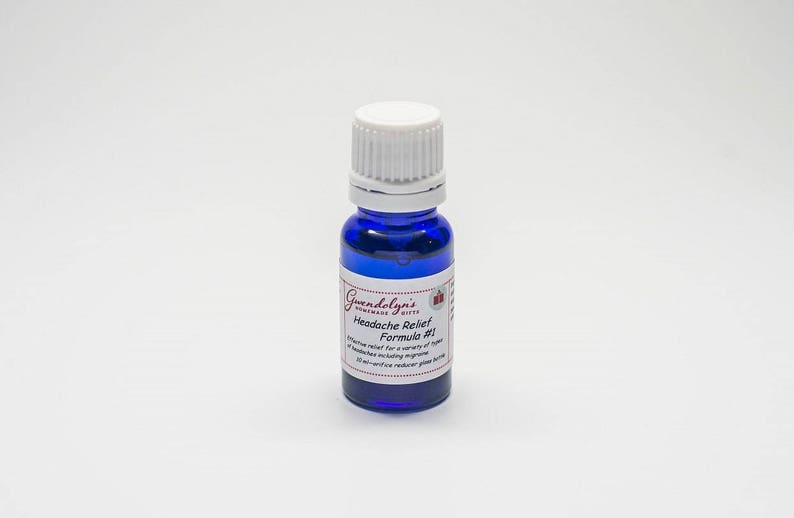 Headache Relief Treatment Oil Organic Natural Massage Oil Etsy