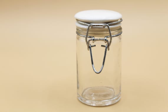 Small Square Glass Jar with Cork Top – TEMECULA Old Town Spice