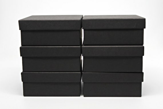 Scatoline Gioielli In Cartone - Portagioie Con Fodera Morbida Per Anelli, Orecchini, Collane (8x5x1,5cm, Colore Argento) - Foto 8