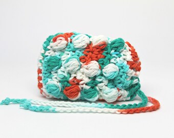 Soap Sack- Crochet Soap Pouch- Soap Saver- Shower Accessory- Massaging Spa Soap Cozy- Soap Holder- Spa Bath Scrubbie- Gift Wrapped