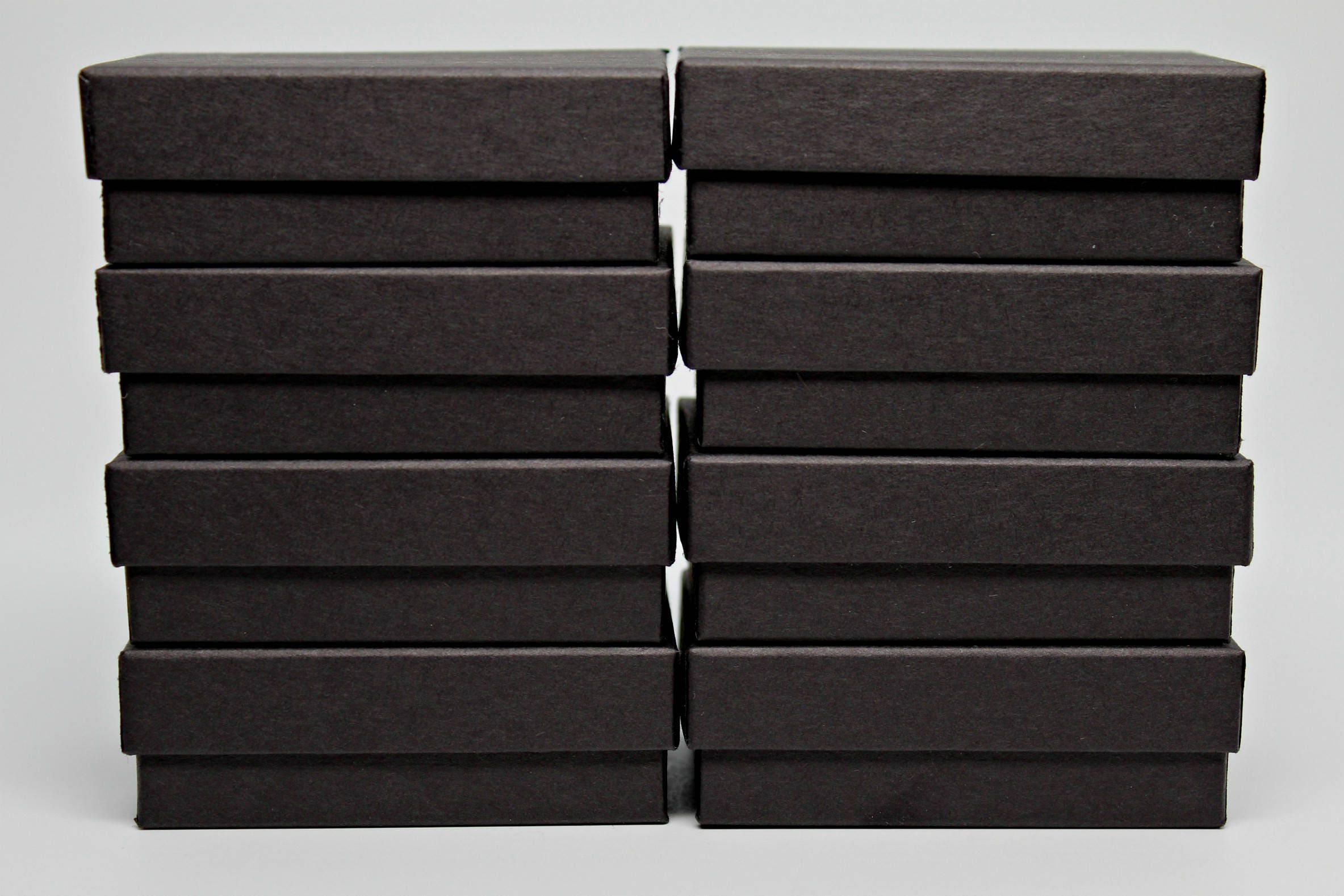 Kraft Jewelry Boxes Black Gift Boxes Storage Box with lid Etsy