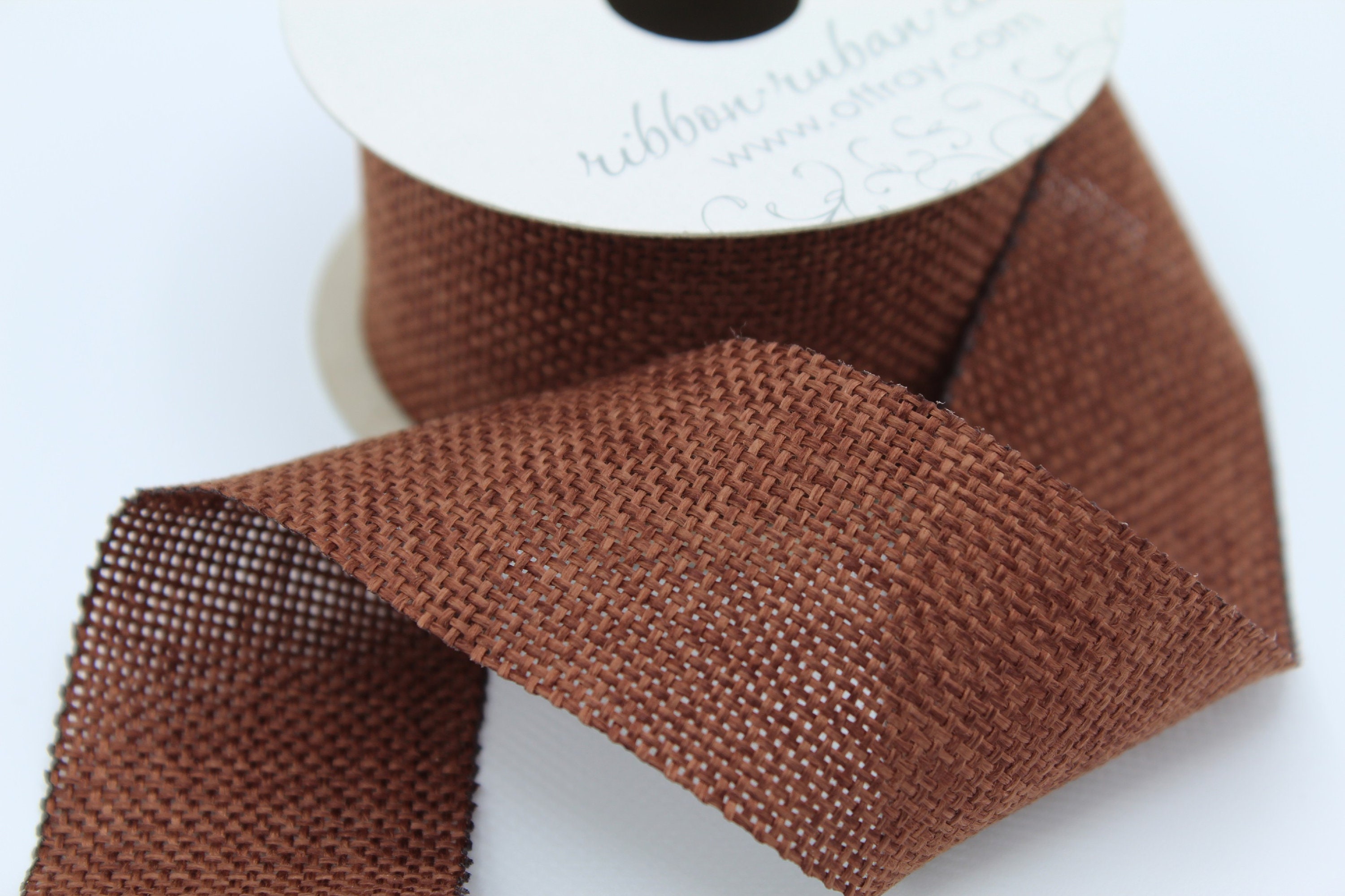  MEEDEE Dark Red Burlap Ribbon Natural Jute Burlap Ribbon  Burgundy Burlap Ribbon 1.5 Inch Jute Ribbon for Gift Wrapping Fabric Ribbon  Craft Ribbon for Burlap Bow Rustic Home Party Decor, 10