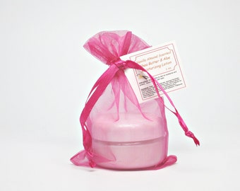 Lotion- Aloe and Shea Butter Hand and Body Lotion- Unscented Lotion- 2 oz jar