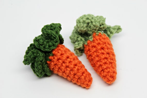 Handmade Crochet carrots