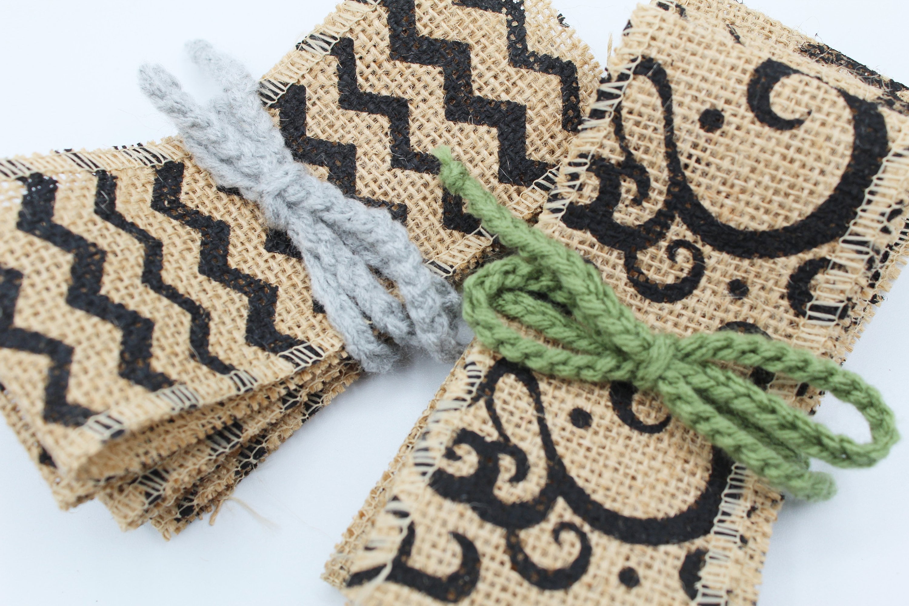 Burlap String Ribbon Printed Burlap Ribbon- Burlap Craft Ribbon- 2.5 Inches Wide - Etsy