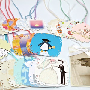 Printemps que toute Occasion cadeau recyclés tous les Tags - but cadeau Tags - recyclé Re-purposed-jeu de cartes de voeux de 32