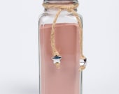 Foaming Soy Milk Bath Soak, Rose Colored, Moisturizing- 8 oz bottle