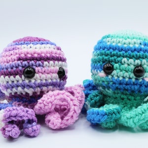 Amigurumi Octopus- Plush Toy- Crochet Octopus- Stuffed Octopus- Unique- One of a kind