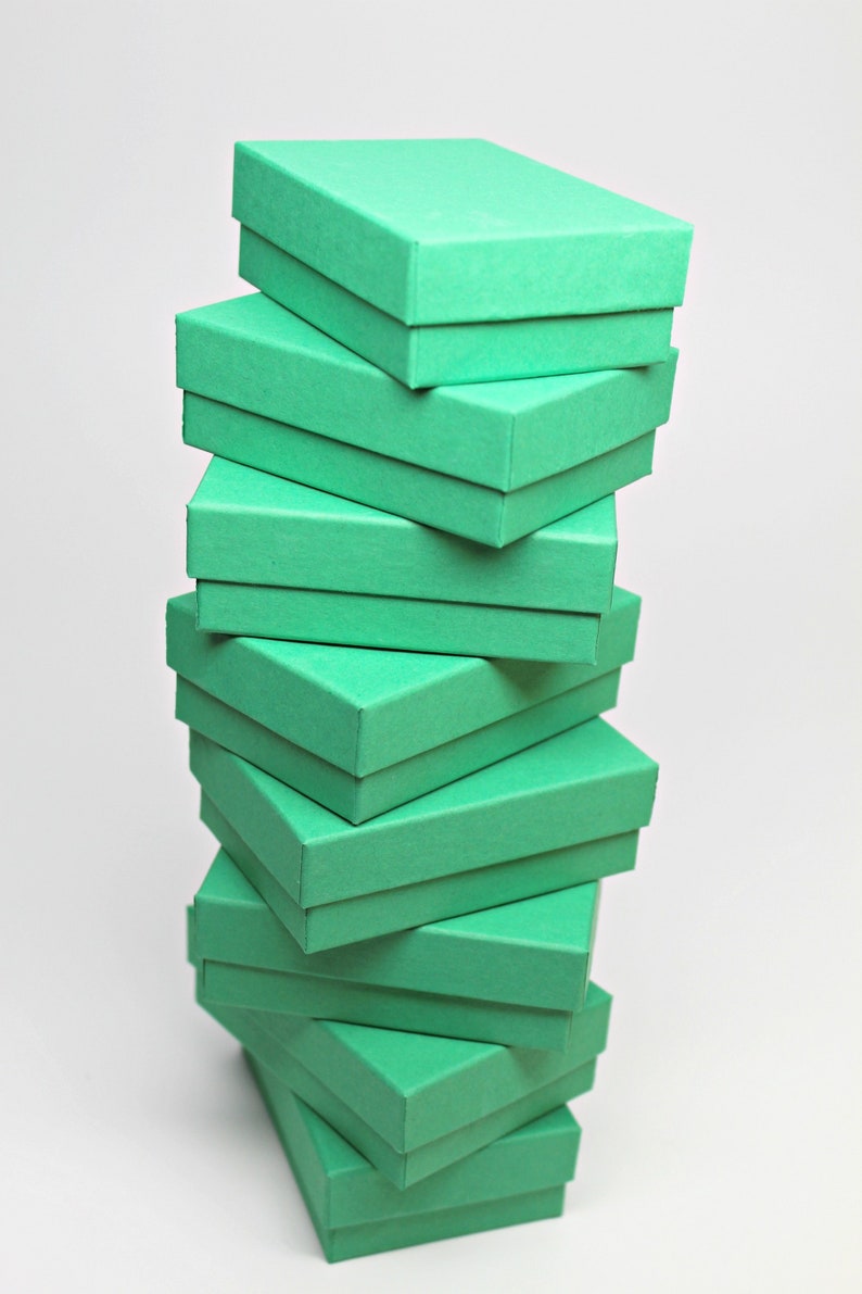 Green Storage Box With Lid Gift Boxes Kraft Jewelry Boxes Etsy UK