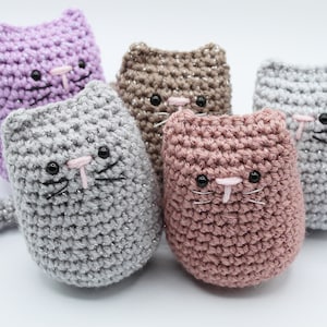 Sparkle Kitty- Crochet Kitty- Amigurumi- Plush Kitten- Stuffed Handmade Cat- Crochet Cat- Plush Kitty