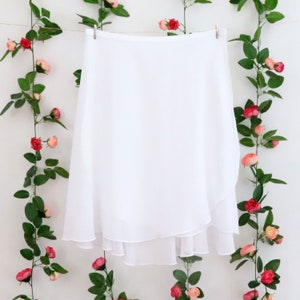 Impressionists - White Ballet Wrap Skirt