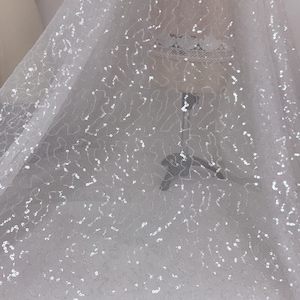 Silver /Gold Glitter Tulle Mesh Fabric, Sequin Netting lace Gauze Tulle lace for Wedding Gowns, Prom dress 11 Colors, 59&#39;&#39;, sell by 1 yard