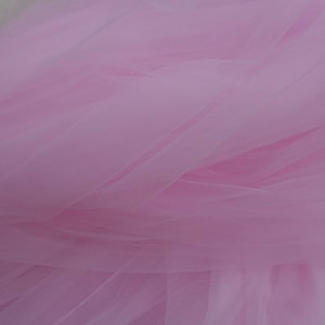 Soft Illusion Tulle Lace Fabric, Airy Mesh lace for Baby Tutu Dress, Wedding Ceremony Bridal Supply, Cosplay, Princess dress, by 1 Yard