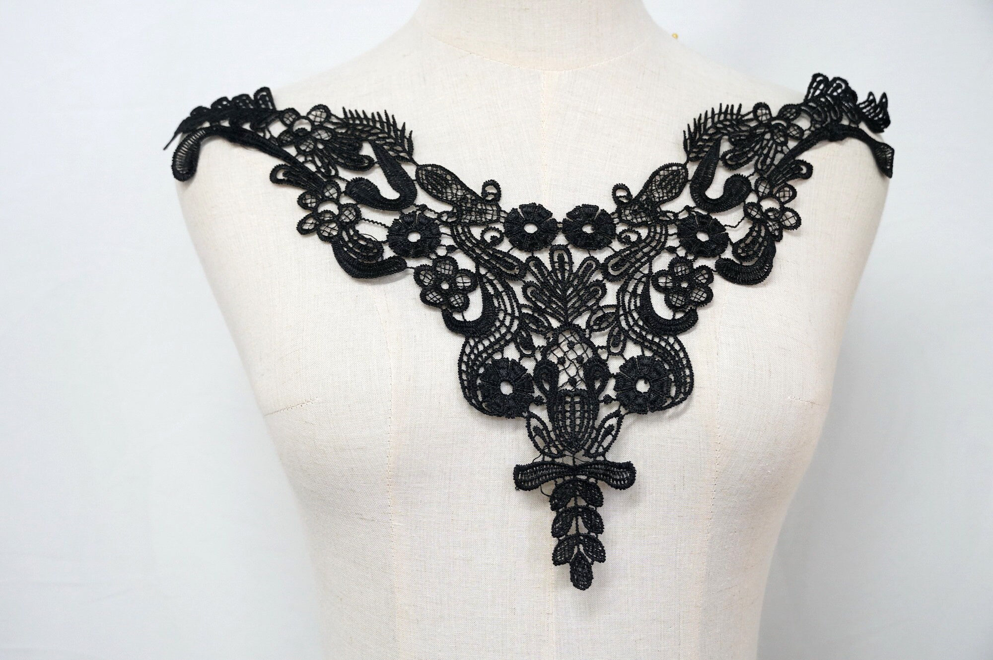 専用 ICHI Antiquités noir Embroidery Lace il_fullxfull.2167161703_ao3k.jpg