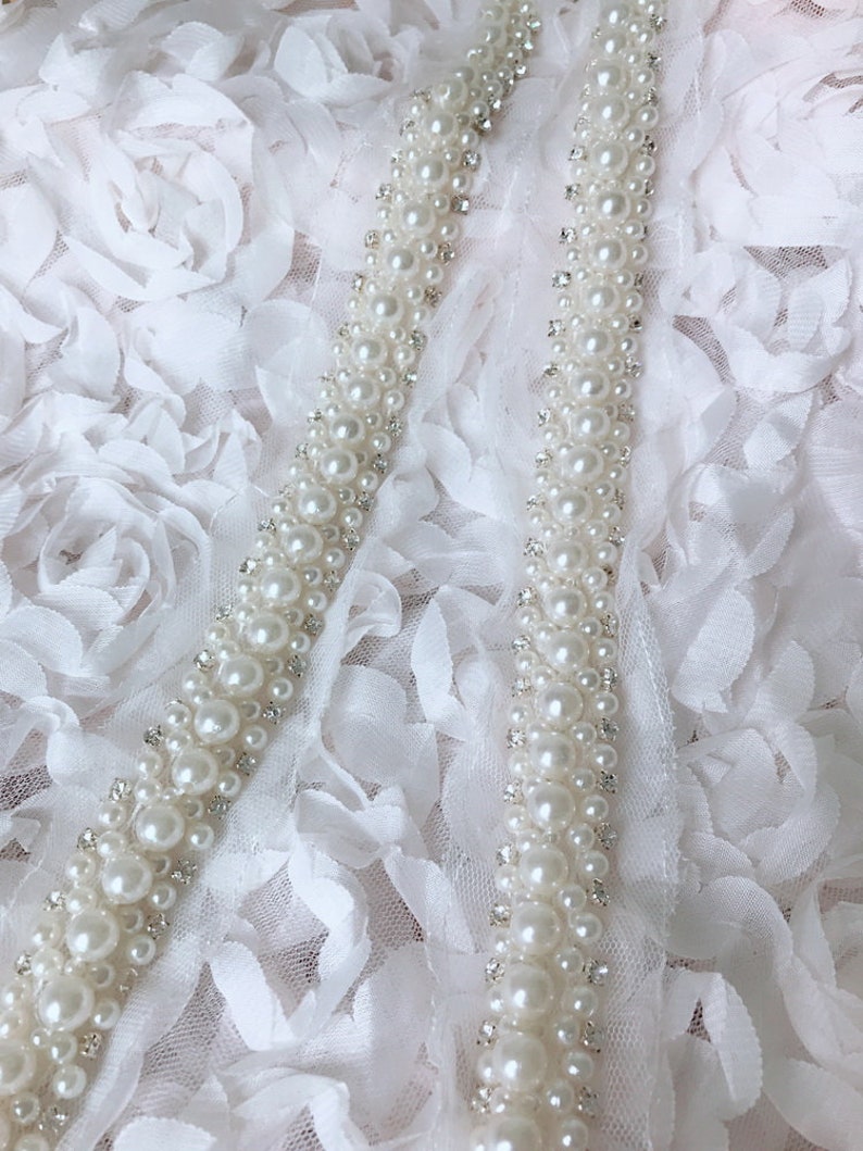 beaded bridal trim