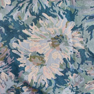 Vintage Floral Jacquard Fabric, Oil Painting Style Flower Venice Fabric, For Boho Dress, Cottagecore Clothing, Coat, Rug, DIY Bag Material image 6
