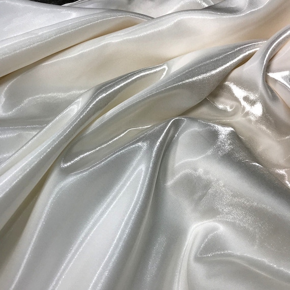 best lining for satin dress Flowing Champagne Designer Solid Lining Cloth, Silk-like Bridal Lining  Fabric for Wedding Gown, Slip Dress, Apparel, Houte Couture, 1 Yard