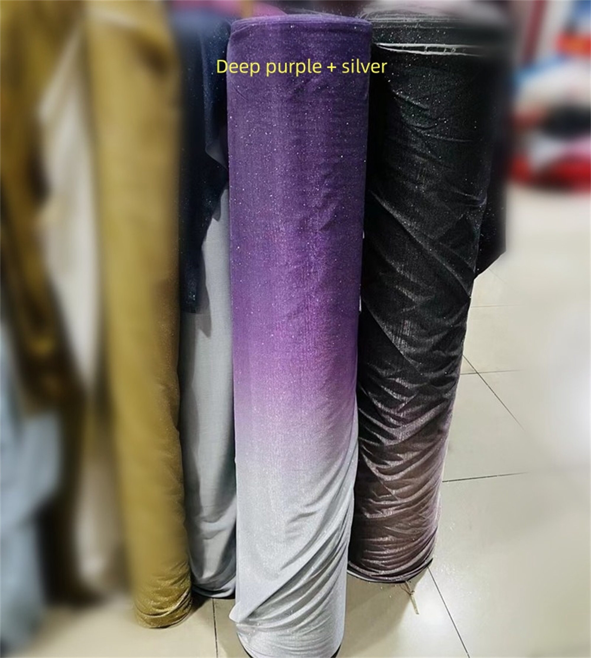 Gradient Stretch 2 Ways Stretch Gradient Fabric, Ombre DIY Polyester Sewing Fabric for ...