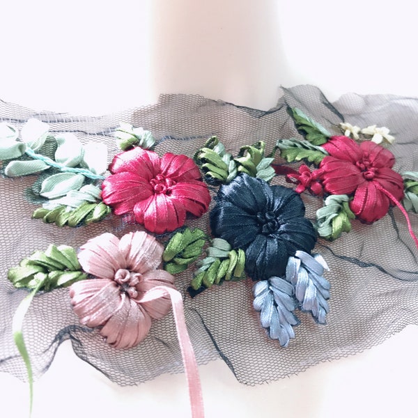 Ribbon Applique Etsy