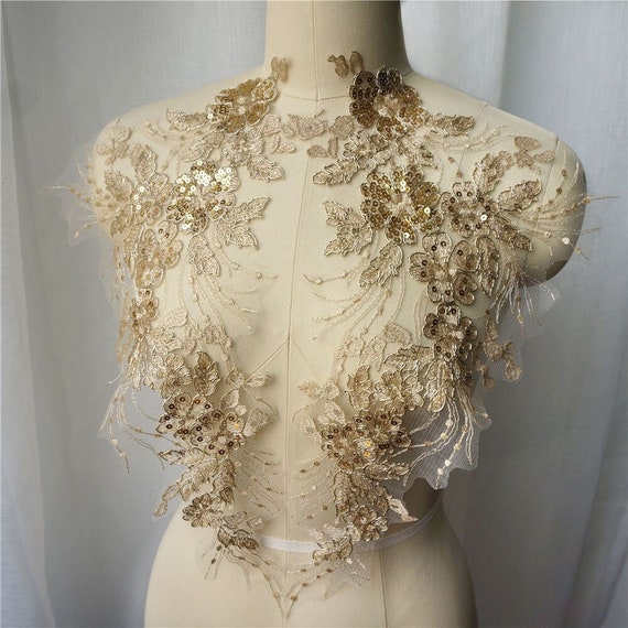 gold appliques for dresses LaDivine CH066 Prom Dress - Emerald main image 1