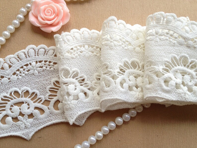 Cinta De Algodón Con Flecos Vintage - 5 Metros, Blanco - Perfecta Para Manualidades Y Decoración