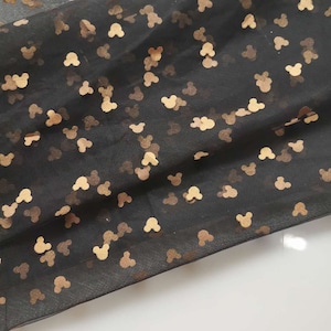 Niedlicher Print-Mäuse-Mesh-Stoff, weicher tüll Stoff für Cupcake-Kleid, Tanzkleid, Babykleid, Festzugprinzessinkleid, schickes rosa Kinderkleid