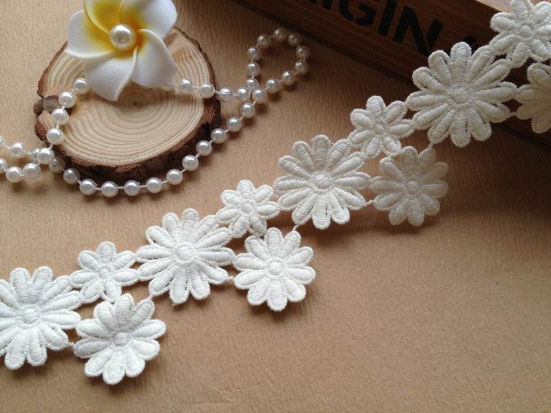 Cotton Lace Trim in Off White 2 yards for Wedding Dress | Etsy