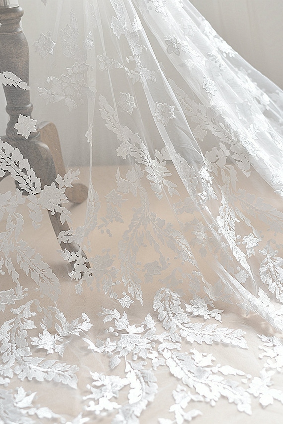 Dentelle au mètre pour robe de mariée hotsell
