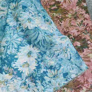 Vintage Floral Jacquard Fabric, Oil Painting Style Flower Venice Fabric, For Boho Dress, Cottagecore Clothing, Coat, Rug, DIY Bag Material image 7
