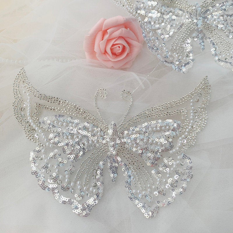 flower applique glitter embroidery mesh kids dress gk110 Flower Applique Jewel Mesh Kids' Dress