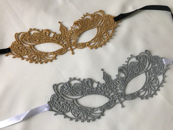 MASQUERADE maschera occhio Costume Nastro Cravatta Blu Occhi Maschera