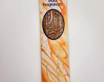 Incenso Chakra Nagchampa di Mother's India / Miele e resina arrotolati a mano per meditazione, equilibrio energetico e yoga - Bastoncini Masala tradizionali