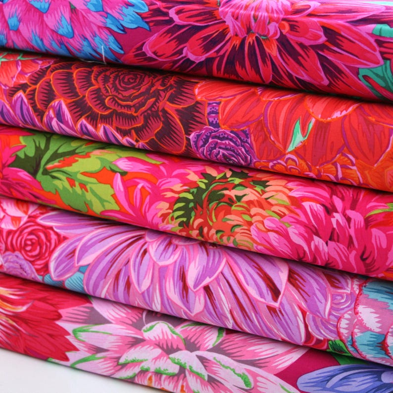 Kaffe Fassett Collective House Leeks Cotton Quilting Clothes Fabric ...