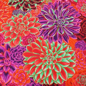 Kaffe Fassett Flora House Leeks 100% Cotton Quilting Craft Clothing ...