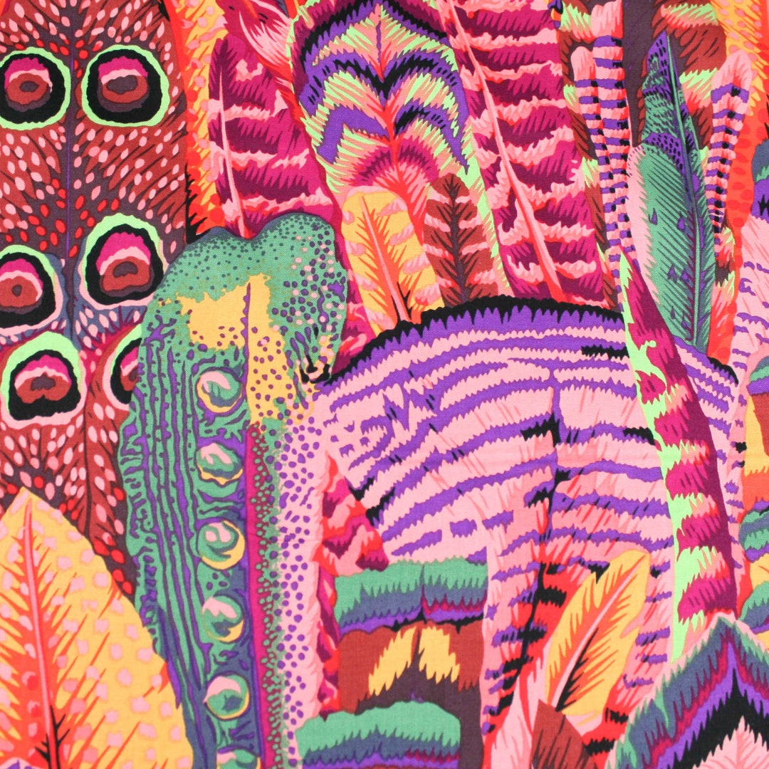 Kaffe Fassett Collective Coleus Multi Colour Cotton Quilting Clothes