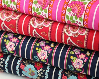 Vera Bradley Designs Floral 100% Cotton Quilting Bunting Clothes Fabric 4 Colors Available