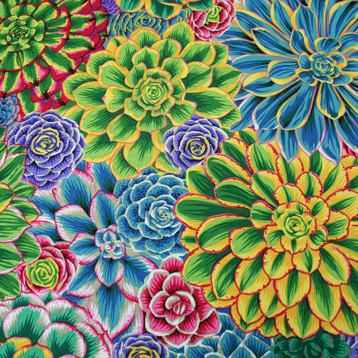 Kaffe Fassett Flora House Leeks 100% Cotton Quilting Craft Clothing ...