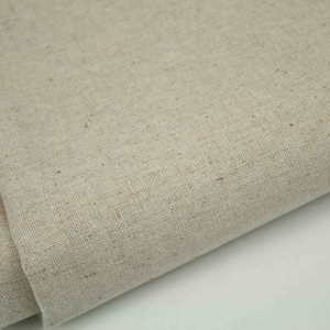 Premium Natur Uni Baumwolle Leinen Mischung Stoff Stickerei Vorhang Handwerk 55 &quot;breite KOSTENLOSER VERSAND