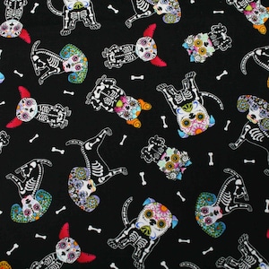 Hi Fashion Dogs 100% Cotton Quilting Craft Backing Fabric FREE SHIPPING