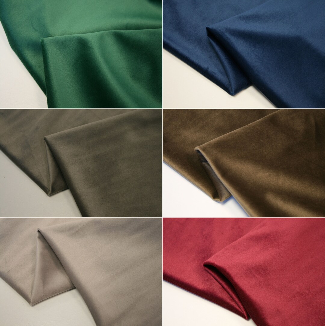 Really Soft Premium Plush Velvet Smooth Soft Cushion Dress-making Curtain Craft ...