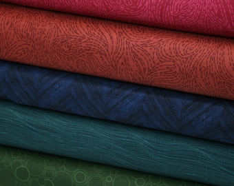 FIGO Red Blue Green Essential Quilting Cloth Backing Cotton Fabric