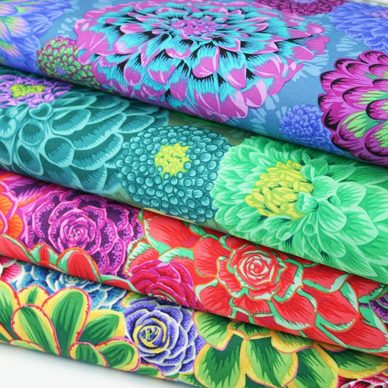 Kaffe Fassett Flora House Leeks 100% Cotton Quilting Craft Clothing ...