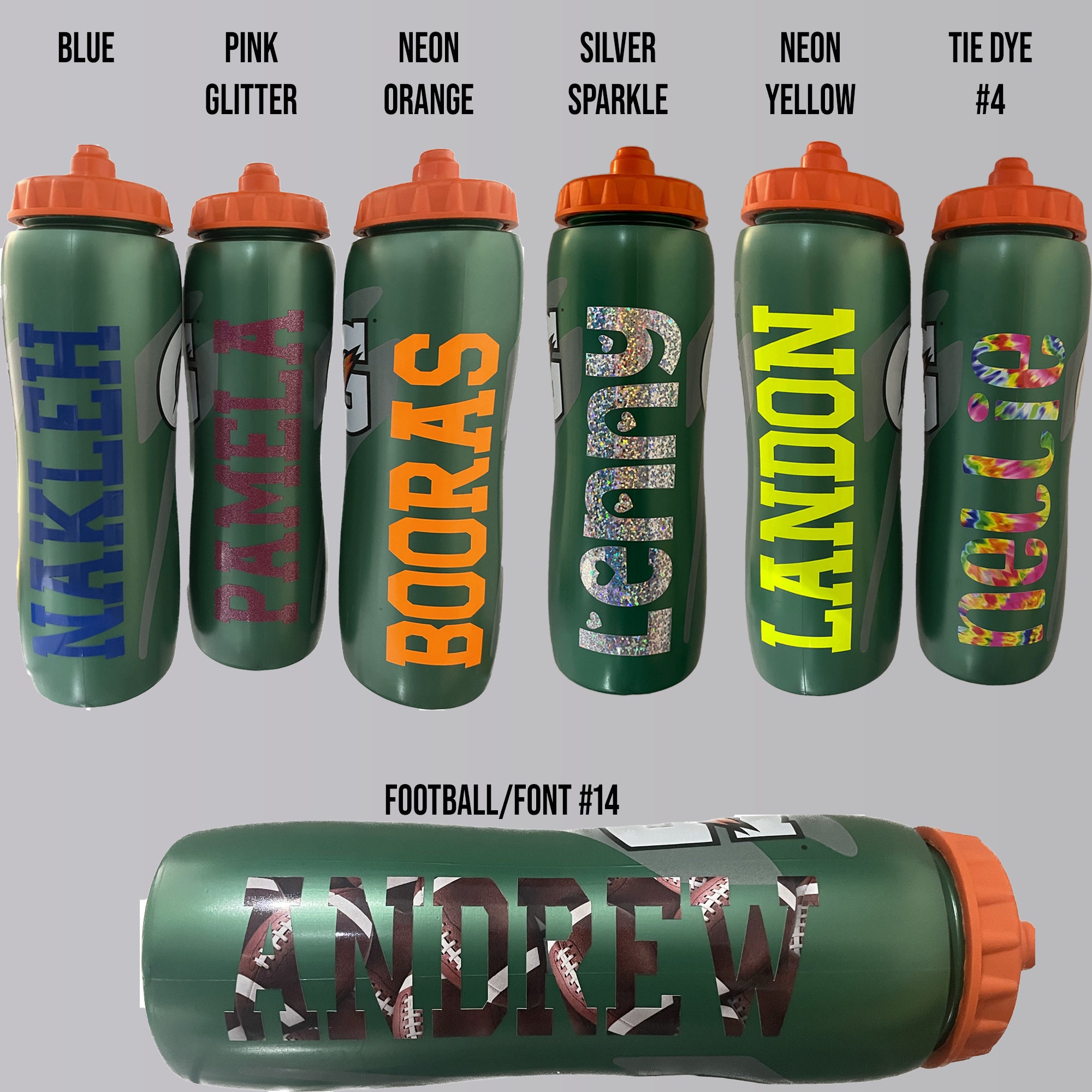 Water Bottle-Gatorade Sports Bottle- Personalized