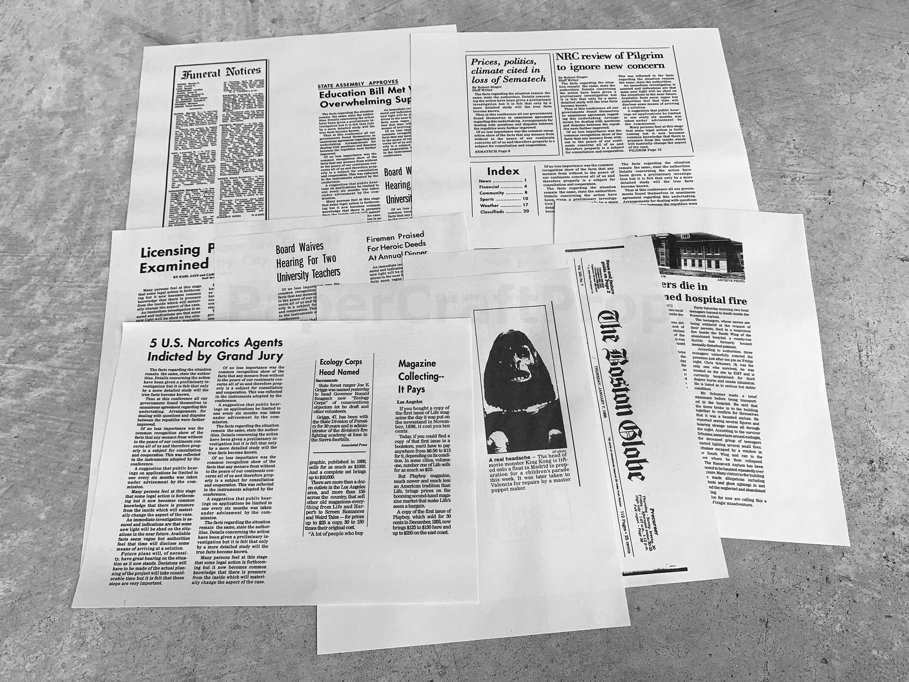 Supernatural John Winchester's Journal Replica Newspaper Etsy