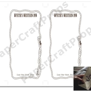 Supernatural &quot;Wyeth&#39;s Western Inn&quot; Notepad Paper Replica