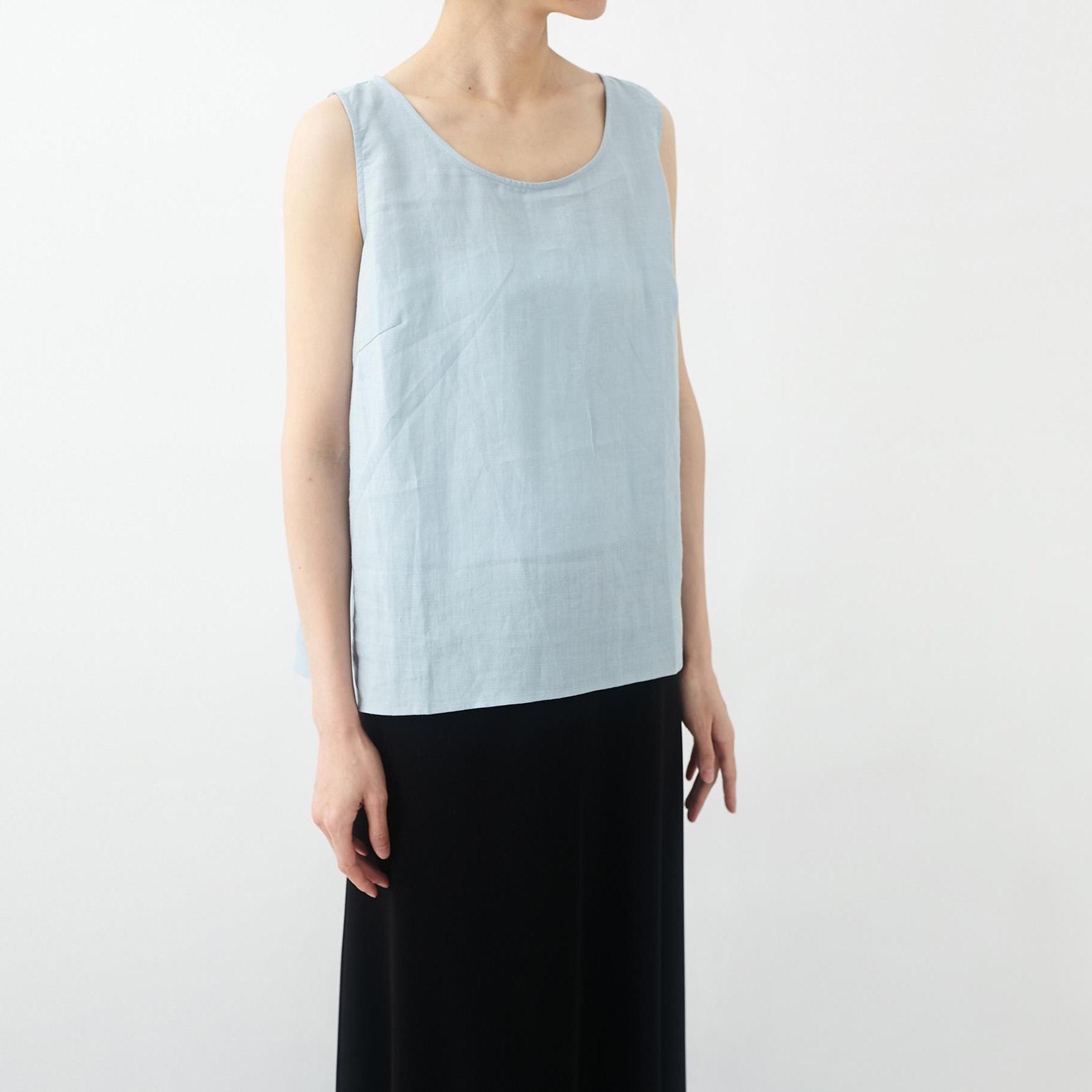 Summer casual linen top with half sleeve for women J009-6 Summer casual linen top with half sleeve for women J009-6