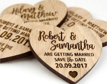 save the date wedding magnets etsy